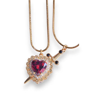 Heart & Dagger Necklace